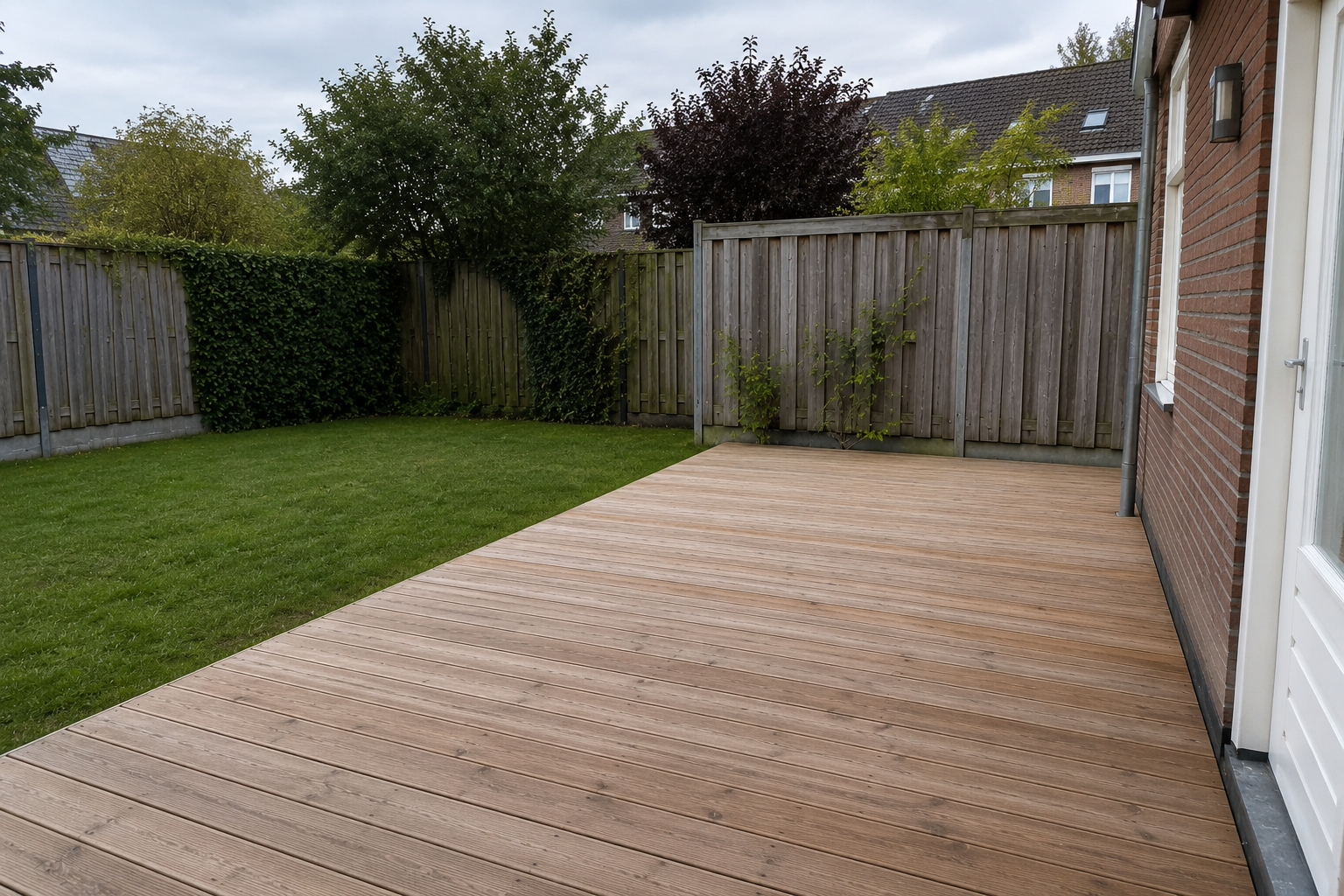 Projecten Houten vlonder in particuliere tuin