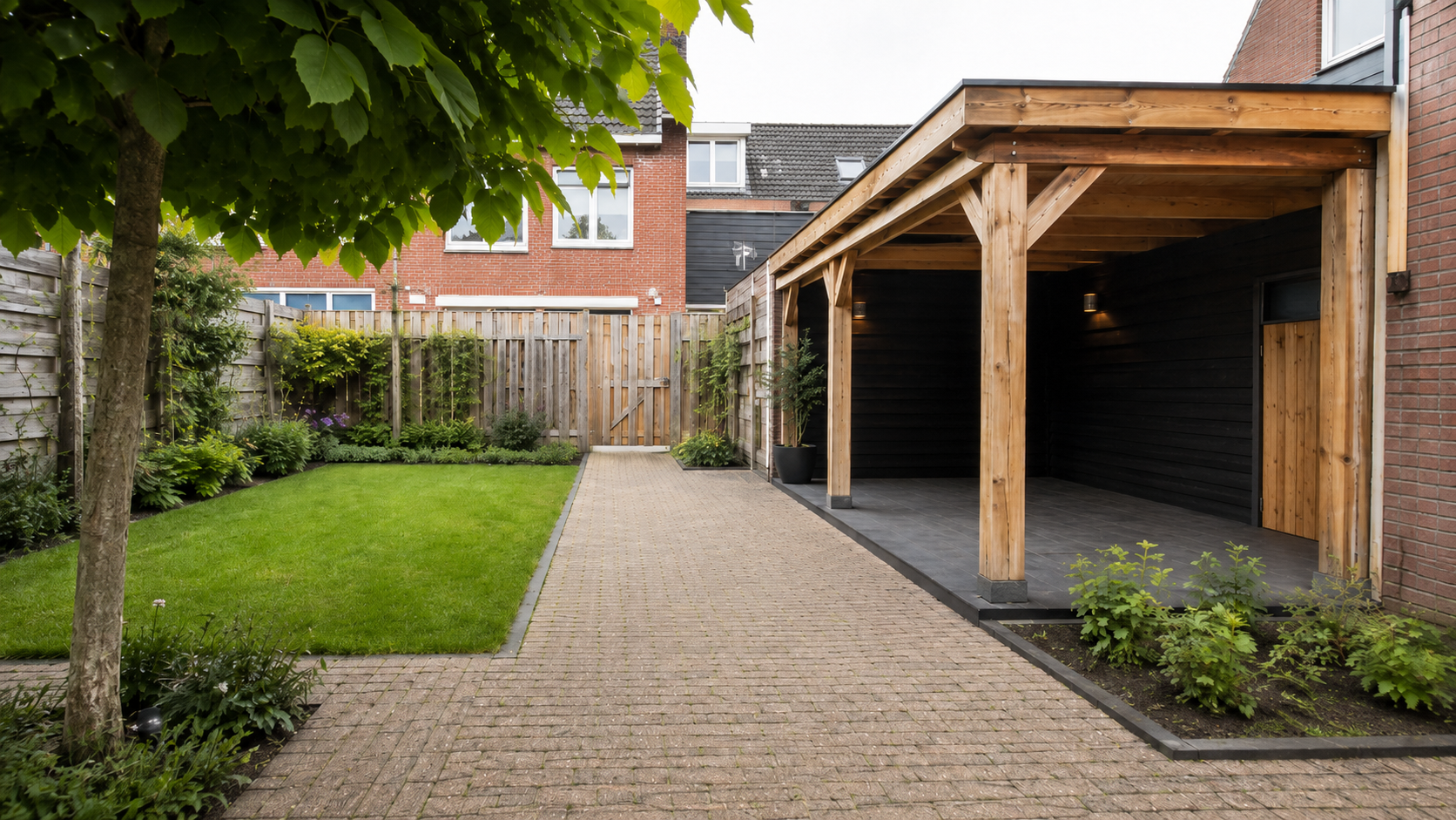 Voorbereiding en montage van een houten buitenproject